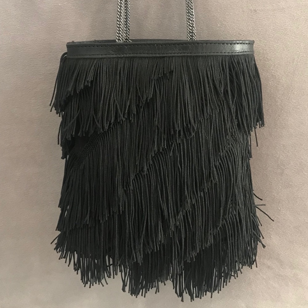 Zara Woman Chainlink Fringe Crossbody